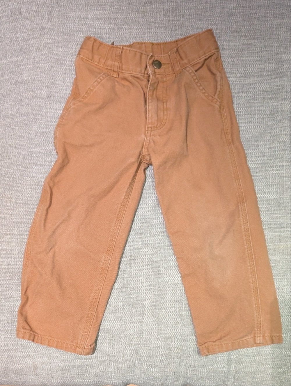 Carhartt Kids Tan Pants - Durable Everyday Wear